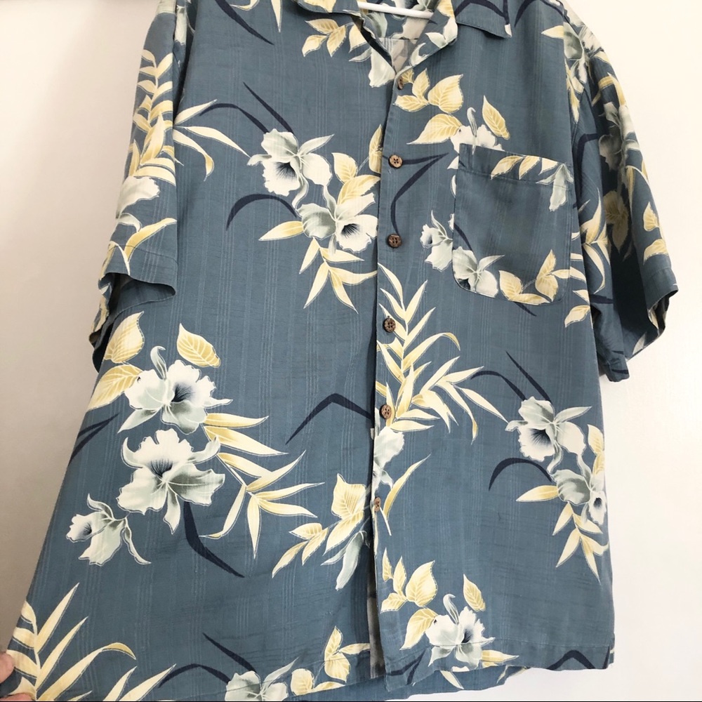 Tommy Bahama Hawaiian silk shirt L - Picture 3 of 10